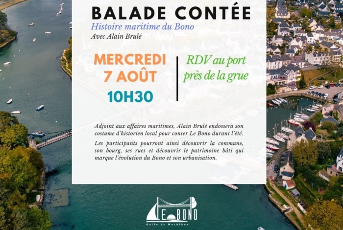 Balade contée – Histoire maritime du Bono – 7 août 2024