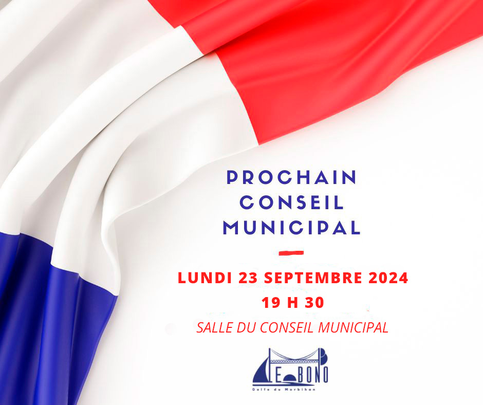 Conseil municipal – 23 septembre