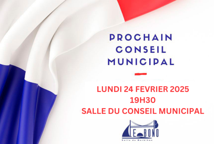 CONSEIL MUNICIPAL – LUNDI 24 FEVRIER 2025